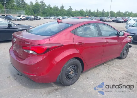 2016 Hyundai Elantra Se из США, поврежденный, VIN 5NPDH4AE6GH721058